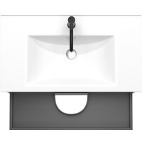  ЗОВ Тумба с умывальником Парма 100 P100LAN0MAMC1B-OL100 (антрацит/аттик) - Превью изображения №2 — Интернет-магазин Time-Shop