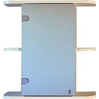 СанитаМебель Шкаф с зеркалом Камелия-03.60 (левый, белый)