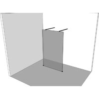 Душевая стенка Allen Brau Infinity 2 3.21056.BA.T 323848 (серебро браш) - Превью изображения №4 — Интернет-магазин Time-Shop