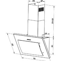 Кухонная вытяжка LEX Mika 600 GS (белый) - Превью изображения №2 — Интернет-магазин Time-Shop