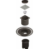 Трап/канал Berges Wasserhaus Platz Uno 150x150 090070 (матовый хром) - Превью изображения №3 — Интернет-магазин Time-Shop