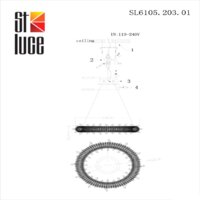 Подвесная люстра ST Luce SL6105.203.01 - Превью изображения №2 — Интернет-магазин Time-Shop