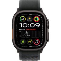 Умные часы Apple Watch Ultra 2 LTE 49 мм (титановый корпус, черный/черный, нейлоновый ремешок M/L) - Превью изображения №2 — Интернет-магазин Time-Shop