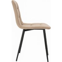 Стул Mio Tesoro Палермо (капучино/черный) - Превью изображения №4 — Интернет-магазин Time-Shop