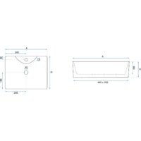 Умывальник Rea Kelly (белый) - Превью изображения №3 — Интернет-магазин Time-Shop
