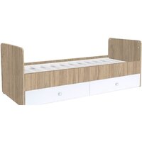 Кроватка-трансформер Фея 1100 (вяз/белый) - Превью изображения №2 — Интернет-магазин Time-Shop