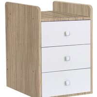 Кроватка-трансформер Фея 1100 (вяз/белый) - Превью изображения №3 — Интернет-магазин Time-Shop