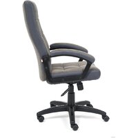 Офисное кресло TetChair Trendy (флок/ткань, серый) - Превью изображения №3 — Интернет-магазин Time-Shop