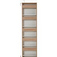 Тумба для обуви Трия Тип 16 с зеркалом (дуб сонома/белая шагрень) - Превью изображения №4 — Интернет-магазин Time-Shop