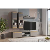 Горка НК-Мебель Bruno М18 71957708 (серый графит/дуб вотан) - Превью изображения №3 — Интернет-магазин Time-Shop