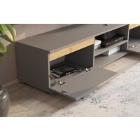 Горка НК-Мебель Bruno М18 71957708 (серый графит/дуб вотан) - Превью изображения №5 — Интернет-магазин Time-Shop