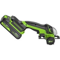 Угловая шлифмашина Greenworks GD24UCS 3402007CUA (с 1-им АКБ) - Превью изображения №4 — Интернет-магазин Time-Shop