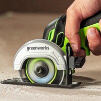 Угловая шлифмашина Greenworks GD24UCS 3402007CUA (с 1-им АКБ) - Превью изображения №9 — Интернет-магазин Time-Shop
