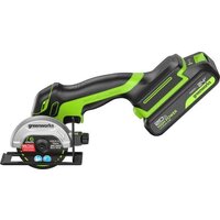 Угловая шлифмашина Greenworks GD24UCS 3402007CUA (с 1-им АКБ) - Превью изображения №6 — Интернет-магазин Time-Shop
