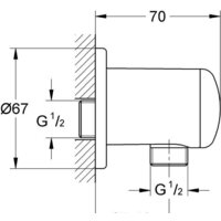 Шланговое подключение Grohe Relexa 28671000 - Превью изображения №3 — Интернет-магазин Time-Shop