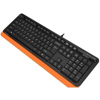 Клавиатура A4Tech Fstyler FK10 (черный/оранжевый) - Превью изображения №2 — Интернет-магазин Time-Shop