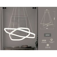 Подвесная люстра Ambrella light Line FL360 - Превью изображения №7 — Интернет-магазин Time-Shop