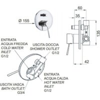 Смеситель Remer Minimal N 09 - Превью изображения №2 — Интернет-магазин Time-Shop