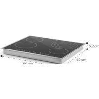 Варочная панель Klarstein Virtuosa 4 Prime (черный) - Превью изображения №2 — Интернет-магазин Time-Shop