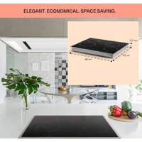 Варочная панель Klarstein Virtuosa 4 Prime (черный) - Превью изображения №3 — Интернет-магазин Time-Shop