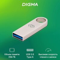 USB Flash Digma Drive3 256GB DGFUL256A30SR - Превью изображения №6 — Интернет-магазин Time-Shop