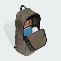 Городской рюкзак Adidas Classic Foundation HR5341 (темно-коричневый) - Превью изображения №3 — Интернет-магазин Time-Shop
