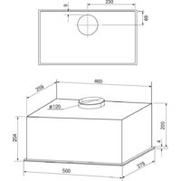 Кухонная вытяжка Krona Arven 500 PB V2 (черный) - Превью изображения №11 — Интернет-магазин Time-Shop