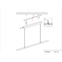 Подвесная люстра Favourite 4111-1P - Превью изображения №6 — Интернет-магазин Time-Shop