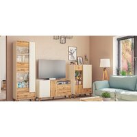 Тумба Неман мебель Сканди МН-036-02 (дуб вотан-белый) - Превью изображения №8 — Интернет-магазин Time-Shop