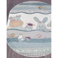 Ковер для детской Merinos Sofit 2484-OVAL-LIGHT-CREAM (2х3) - Превью изображения №3 — Интернет-магазин Time-Shop