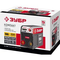 Сварочный инвертор Зубр СА-190К - Превью изображения №5 — Интернет-магазин Time-Shop