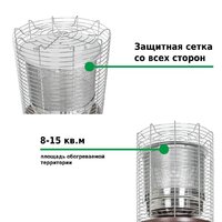 Уличный обогреватель Aesto A-17T - Превью изображения №5 — Интернет-магазин Time-Shop
