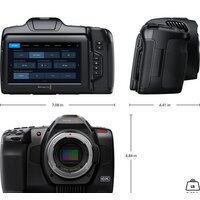 Видеокамера BlackmagicDesign Pocket Cinema Camera 6K G2 - Превью изображения №5 — Интернет-магазин Time-Shop