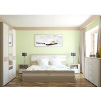 Комод Интерлиния Коламбия КЛ-9 (дуб сонома/дуб белый) - Превью изображения №11 — Интернет-магазин Time-Shop