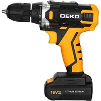 Дрель-шуруповерт Deko Sharker 16V Set 63 083-1041 (с 2-мя АКБ, кейс) - Превью изображения №5 — Интернет-магазин Time-Shop