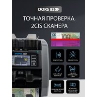 Счетчик банкнот DORS BY-820F - Превью изображения №4 — Интернет-магазин Time-Shop