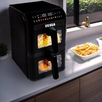 Аэрогриль (аэрофритюрница) Tesla Electronics AirCook DualZone Q670 XXL - Превью изображения №7 — Интернет-магазин Time-Shop