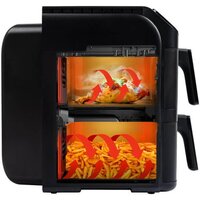 Аэрогриль (аэрофритюрница) Tesla Electronics AirCook DualZone Q670 XXL - Превью изображения №4 — Интернет-магазин Time-Shop