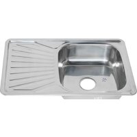 Melana MLN-7848 U (полированная, глубина чаши 16 см., сталь 0.6 мм.)