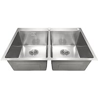 Кухонная мойка Stellar Decor S7850-2S-D (сатин) - Превью изображения №4 — Интернет-магазин Time-Shop