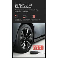 Автомобильный компрессор Baseus Super Mini Inflator Pump CRCQ000001 - Превью изображения №7 — Интернет-магазин Time-Shop
