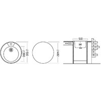 Кухонная мойка Ukinox Фаворит FAP510-GT8K 0C - Превью изображения №2 — Интернет-магазин Time-Shop