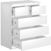 Комод Mio Tesoro Мальта 5 ящиков 80x99 2.05.02.080.1 (белый) - Превью изображения №3 — Интернет-магазин Time-Shop