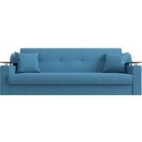 Диван Лига диванов Сенатор 121574 (рогожка Амур, голубой) - Превью изображения №2 — Интернет-магазин Time-Shop