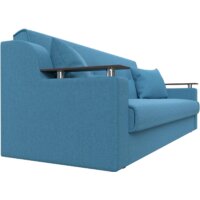 Диван Лига диванов Сенатор 121574 (рогожка Амур, голубой) - Превью изображения №4 — Интернет-магазин Time-Shop