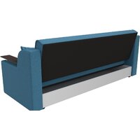 Диван Лига диванов Сенатор 121574 (рогожка Амур, голубой) - Превью изображения №7 — Интернет-магазин Time-Shop