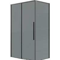 Душевая стенка Grossman Galaxy 80x195 200.K33.01.80.42.10 (графит сатин/стекло тонированное) - Превью изображения №5 — Интернет-магазин Time-Shop