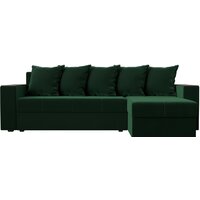 Угловой диван Лига диванов Дубай лайт правый 114150 (велюр зеленый) - Превью изображения №3 — Интернет-магазин Time-Shop