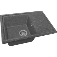Кухонная мойка Saniteco Rosa (графит) - Превью изображения №7 — Интернет-магазин Time-Shop