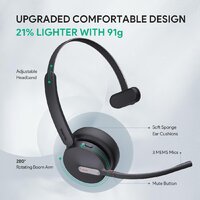 Офисная гарнитура Yealink BH70 Mono UC USB-A - Превью изображения №6 — Интернет-магазин Time-Shop